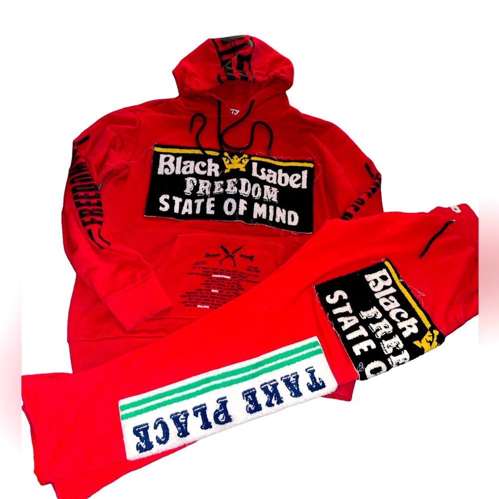 KLEEP oversized patch sweatsuit exclusive 🔥
